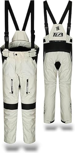 TLA EXPLORA Light Pantalon Moto avec Protections homologuées CE Classe A, Doublure imperméable Amovible, Tailles jusqu'à 7XL Homme, Femme. Pantalon Moto Enduro, Tourisme, Aventure, mi-Saison, été.