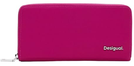 Desigual Accessoires Portefeuille Long en Nylon, bi-Pliable pour Femme, Rouge, 20