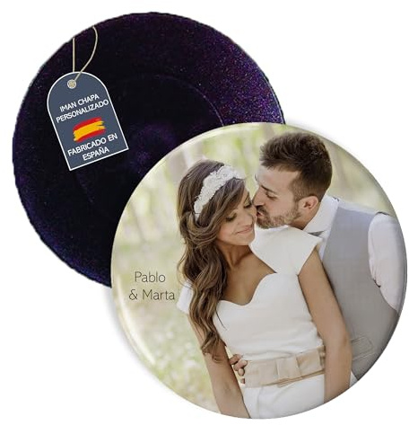 Imanes Personalizados Nevera Pack 50. Imanes Personalizados Comunion. Foto Iman Nevera. Detalles Comunion para Invitados. Detalles Bautizo para Invitados. Imán Personalizado con Foto 50 Unidades