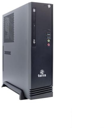 Terra PC-Mini 6000PV4 lüfterloser Mini-PC W11Pro Core i5 16 GB RAM 240 GB 24/7 Ready, HDMI, DP, Leise. Stromsparend für Büro, Industrie, Kassensysteme Micro-PC, Triple-Monitor