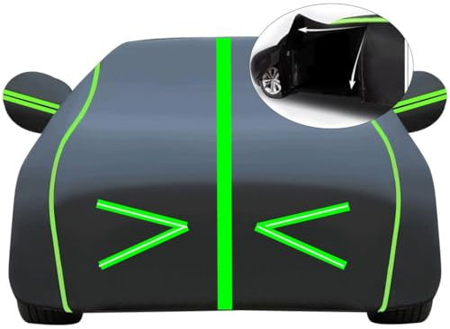 Hagelschutzplane Auto Für Mini Cooper Cabrio (R52) 2004-2024, Autoabdeckung Outdoor, Autoplane Wasserdicht, Atmungsaktiv, Widerstandsfähig Gegen UV-Strahlen Und Sauren Regen