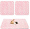 Scenereal 2 Pack Small Animal Bed Mat, Guinea Pig Fleece Cage Liners with Cute Star Pattern, Soft & Warm Pet Bedding Sleeping Pad for Bunny, Rat, Hedgehog, Sugar Glider, Chinchilla