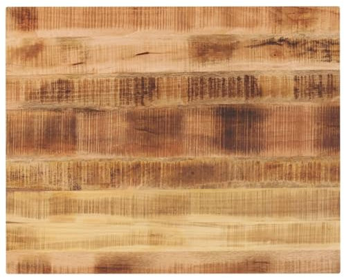 Generico Tischplatte 90 x 80 x 2,5 cm, rechteckig, Mangoholz, unbehandelt, kangqiling371351