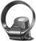 Bladeless Wall mounted Fan with Remote Control and Timer Electric Desk Fan with 8 speed Wind Speed 120° Angle Adjustment and 80° Swing Air Supply Black Color