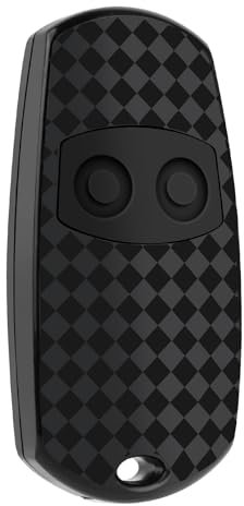 Telecomando Cancello 433,92MHz, Universale Telecomando Cancello 2 Canali per 433 Compatibile con Top 432EE, 432EV, 432NA, 432A, 432M, 432S, T432, Nero