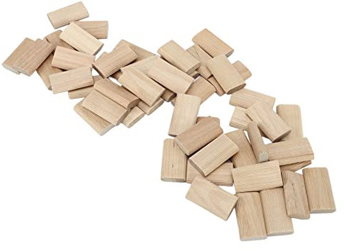 Domino Zapfen aus Holz, 8 x 40 mm, 50 Stück, für die Positionierung von Holz, zum Spleißen von Möbeln