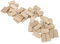 Domino Zapfen aus Holz, 8 x 40 mm, 50 Stück, für die Positionierung von Holz, zum Spleißen von Möbeln