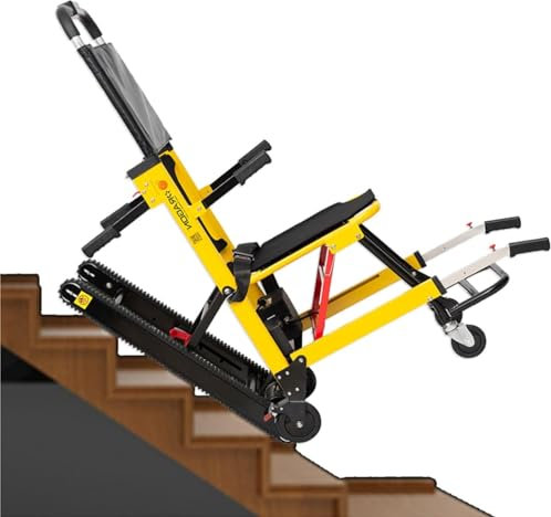Salvaescaleras Eléctrico Plegable Con Control Táctil: Sube Escaleras Portátil Para Personas Mayores Y Con Movilidad Reducida. Compacto Y Fácil De Guardar. Funcionamiento Suave