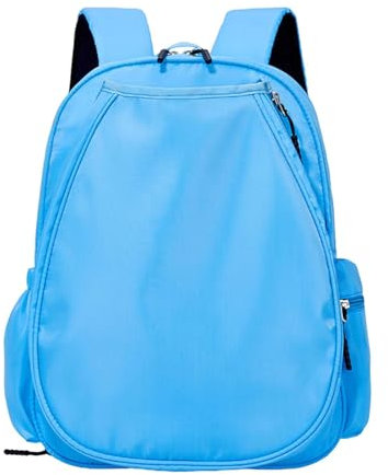 QSTDGVPW Tennisrucksack mit Schuhfach, Wasserabweisendes Design, Ideal für Den Sport, Blau