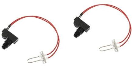 Yardwe 2 Stück Gasherde und Grills Professioneller für Grill und Winddichtes Zündsystem für Camping und Garten für Gasgrill Feuerstellen und Hochwertige Zündkomponenten für Zuverlässige