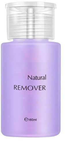Nail Polish Remover - 160ml Acetone Gel Polish Remover for UV/LED - Soak Off Acetone Gel Nail polish Remover For All Types Of Nail Polish, gel Varnish, nail Glue - nail Varnish Remover For Home Salon