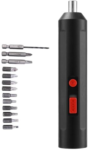 Cacciavite Elettrico A Batteria – Mini Trapano Avvitatore Ricaricabile Tramite USB | Set Di Cacciaviti Elettrici Domestici Multifunzionali Con Batteria Al Litio | Elettroutensile Portatile Per Fai Da