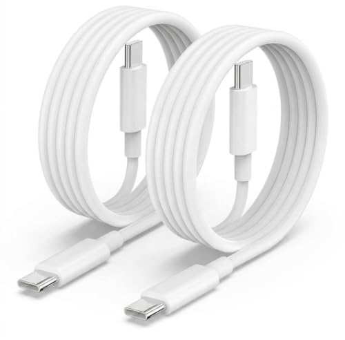 Nebite USB C to USB C Charger Cable 2Pack 1M Fast Charging for iPhone 15/16/17 iPad Mac