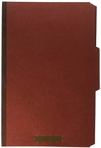 Nature Saver Tyvek Gusset Classification Folder, Red (NAT01053)