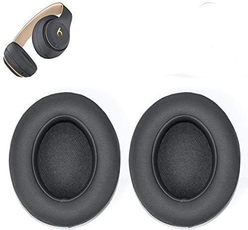 Almohadillas de repuesto de espuma viscoelástica para auriculares Studio 3 y Studio 2.0 con cable/inalámbricos Bluetooth (gris)