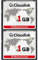 Cloudisk Pack von 2 Compact Flash Card (1GB)