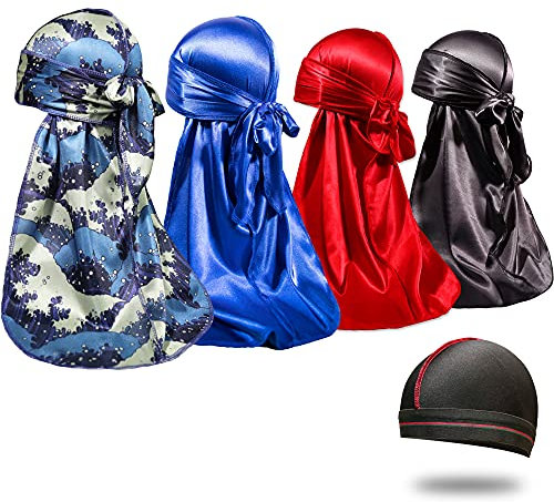 ForceWave Herren Durag Die Uhr ist EIN echter Hingucker, Bluewave Blau Schwarz Rot, M