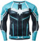 Nessfit Superhero Mens Activewear - Superhero Gym top - Base Layer for Fitness Training - Breathable(Captain Wonder Blue, Large)