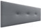 DHOME Cabecero de Polipiel o Tela AQUALINE Pro cabeceros Cabezal tapizado Cama Lujo (Polipiel Gris Ceniza, 160cm (Camas 150/160))