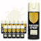 Pintura Spray 400ml para Metal/Madera/Plástico (Blanco Crema, 400 ml (Paquete de 12)