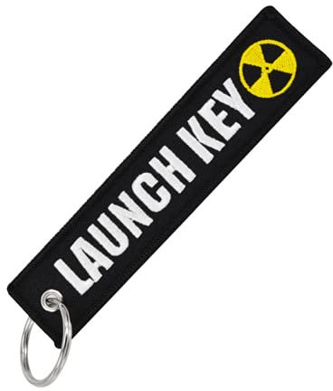 LLAVEROSMOTOR.ES Porte-clés de moto inconnu, porte-clés de voiture, porte-clés de moto, porte-clés de lancement original, noir et jaune, taille unique