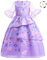 ATIMIGO Isabella-Kostüm, Isabella-Kleid, Isabela-Kostüm, Halloween, Cosplay, Geburtstagsgeschenk, für Kinder, Mädchen, Verkleidung, Cosplay, mit Haarspange, Größe 11–12