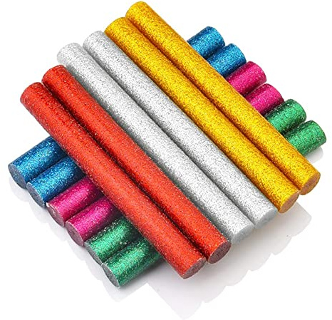 48 PCS Hot Glue Sticks 100 x 11mm Multicoloured Glue for Hot Glue Gun