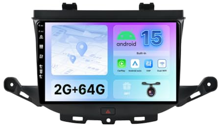 JOYX Android 13 IPS Autoradio Passt für Vauxhall Astra K/Buick Verano GS (2016-2020) - Eingebautes CarPlay Android Auto - KOSTENLOS Kamera - 2G+32G - 9 Zoll 2 Din - DAB SWC 4G WiFi Fast-Boot BT EQ