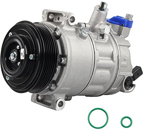 DOCAS Compressore aria condizionata 1K0820803E per A3 8P 8V TT Altea 5P Ibiza IV 6J5 Leon 1P1 Toledo Octavia Superb G-olf Eos J-etta P-assat T-iguan