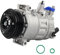 DOCAS Compressore aria condizionata 1K0820803E per A3 8P 8V TT Altea 5P Ibiza IV 6J5 Leon 1P1 Toledo Octavia Superb G-olf Eos J-etta P-assat T-iguan