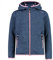 CMP - Kinder-Knit-Tech-Jacke mit fester Kapuze, Erröten, 92