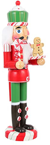 TOYANDONA Adornos Navideños De Cascanueces De Madera Estatua Decorativa Figura De Cascanueces para Mesa
