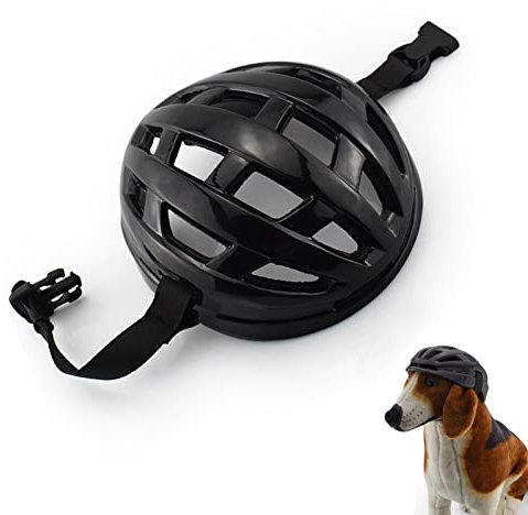 NGUMMS Schutzhelme für Hunde | Hund Schutzhelm - Motorradhund mit verstellbarem, leichtem, atmungsaktivem, bequemem Riemen für den Außenbereich auf dem Fahrrad