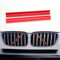 AggAuto Front-Kühlergrille Einsätze, Grill Inserts, Kühlergrillstreifen für BMW X3 F25 G01, X4 G02, X5 G05 (Rot)