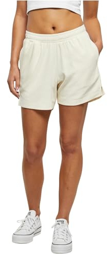 Urban Classics Damen Shorts Ladies Towel Shorts palewhite 4XL