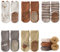 Chaussettes Antidérapantes Bébé Enfant, Hiver Chaud Thermiques Garçon Filles Chaussettes Chaussons, Mignon Animaux Coton Automne Printemps Socquettes Nouveau-nées Cadeau 1-3 Année Épaisseur B 5 Paires