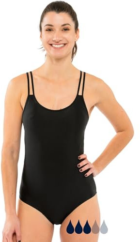 SORIO® - Maillot de Bain Menstruel 1 Pièce pour Femme et Adolescente - Absorbant Antifuite et Anti Odeur - Maillot Menstruel Bretelles Ajustables - Flux Moyen - Piscine et Plage - Stella