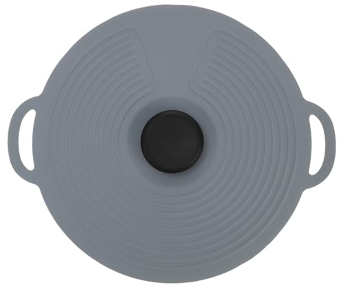 LALAFINA Universal-Topfdeckel Silikon Lebensmittelabdeckung Für Pfannen 32.50 X 28.00 X 2.50 cm Wiederverwendbar Luftdicht Lecksicher Staubsicher Leicht Zu Reinigen Für Die Küche
