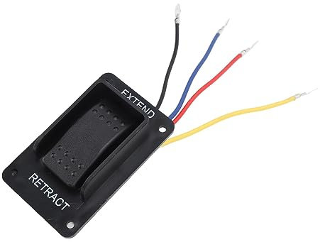 Interruttore Stabilizzatore di Potenza, Installazione Robusta e Semplice 387874 Interruttore Jack Stabilizzatore Elettrico con Cablaggio Sostitutivo per Jack Stabilizzatore Camper