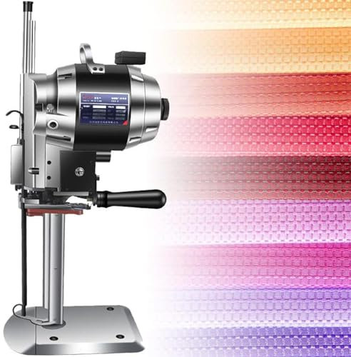 Großer elektrischer rotierender Stoffschneider, Stoff, 1100 W, industrielle Stoffschneidemaschine mit automatischer Messerschärfung, Maschine mit Automatik zum Schneiden von Leder/Gummi/Pappe, 13 (10