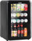 70L Under Counter Wine Beer Drinks Fridge Cooler - Glass Front Retro Style Black