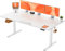 ErGear Elektrisch Höhenverstellbarer Schreibtisch 180x80 cm, Schreibtisch Höhenverstellbar mit 4 Memory-Funktion, Gaming Tisch mit Vierteilige Tischplatte