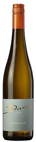 Weingut Diehl Riesling – Halbtrockener, milder Weißwein aus der Wein-Region Pfalz (1 x 0,75l) (Packung mit 6)