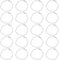 sourcing map 30Pcs 5 Inch Ball Bead Chain, Metal Ball Chain with Connectors for Keychain Hanging Ornament Tag Jewelry Necklace Christmas Decoration,Silver