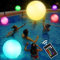 CHENBOOW Lampe Flottante Piscine,2 Pièces Boule Lumineuse Piscine Flottante,Lumière Piscine Flottante,Ballon de Plage Gonflable,Plage Gonflable À LED,Jouets de Piscine,pour Piscine,Plage