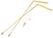 IMIKEYA 1 Ensemble De Baguettes De Prospection En Laiton Baguettes De Sourcier Baguettes De Mesure Baguettes De Cuivre Doré