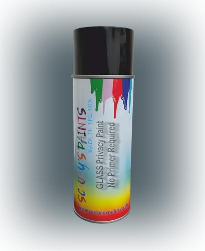 Frosted Glass Spray Paint | OPAQUE MATT/GLOSS/SATIN FINISH | 400ml | Frosted Window Treatment For Added Privacy | Semi-Transparent Spray For Windows & Doors | Frosting (Grey)