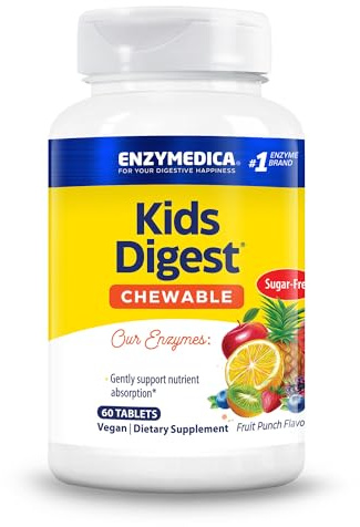 Enzymedica Kids Digest Chewable Digestive Enzyme Supplement - 60 Tablets