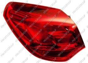 Prasco-OP4164156-RUECKLEUCHTE LINKS-AUSSENVERSTELLBAR-OHNE FASSUNG-ROT MOD. 5 TUERIG | Kompatibel mit: OPEL ASTRA J