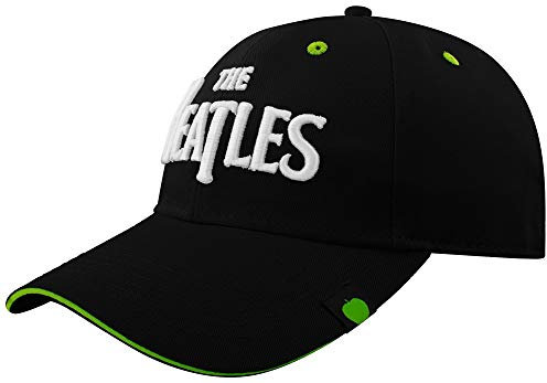 The Beatles Casquette de Baseball Drop T Taille réglable, Noir, Taille Unique